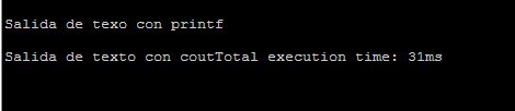 printf() y cout() en C++