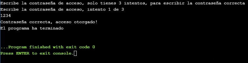 Uso de contadores en C++