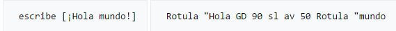 Programa Hola Mundo en Logo