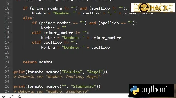 Python - Formato de Cadenas