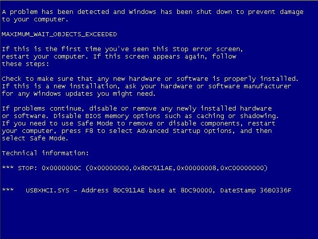 BlueScreen en Acción BlueScreen en Acción