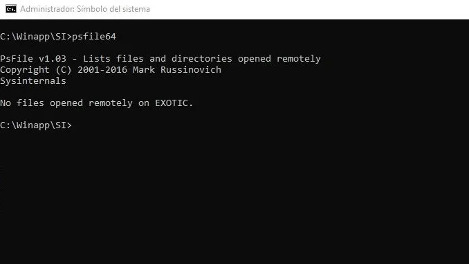 PsFile – SysInternals