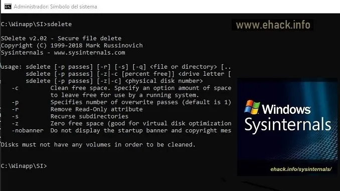 SDelete – SysInternals