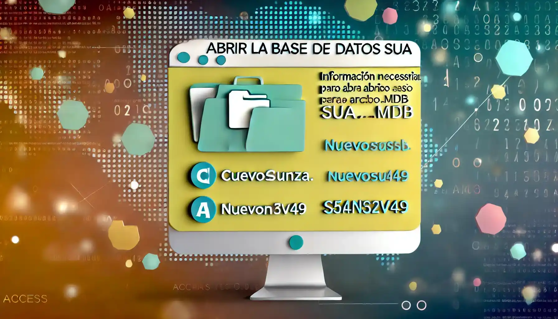 SUA, contraseña de la DB