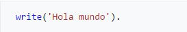 Programa Hola Mundo en Prolog