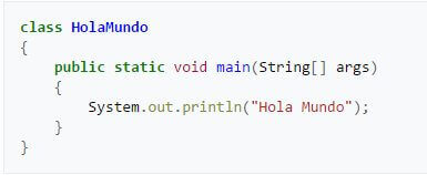 Programa Hola Mundo en Java