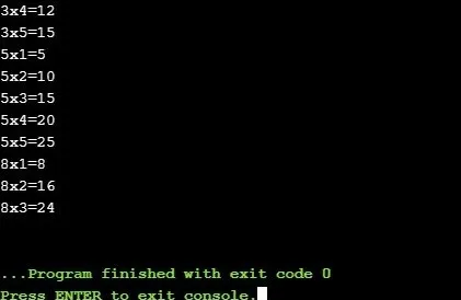 Presentación de tablas de multiplicar con criterios if y while - Python