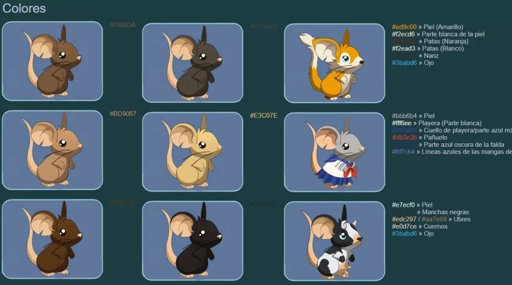 Transformice te permite aproximaciones a los tonos de piel humana... con ratones